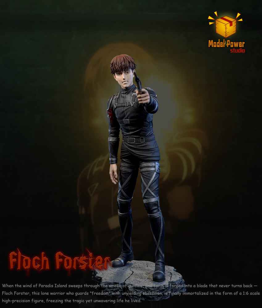Attack On Titan Model Power Studio Floch Forster Resin Statue