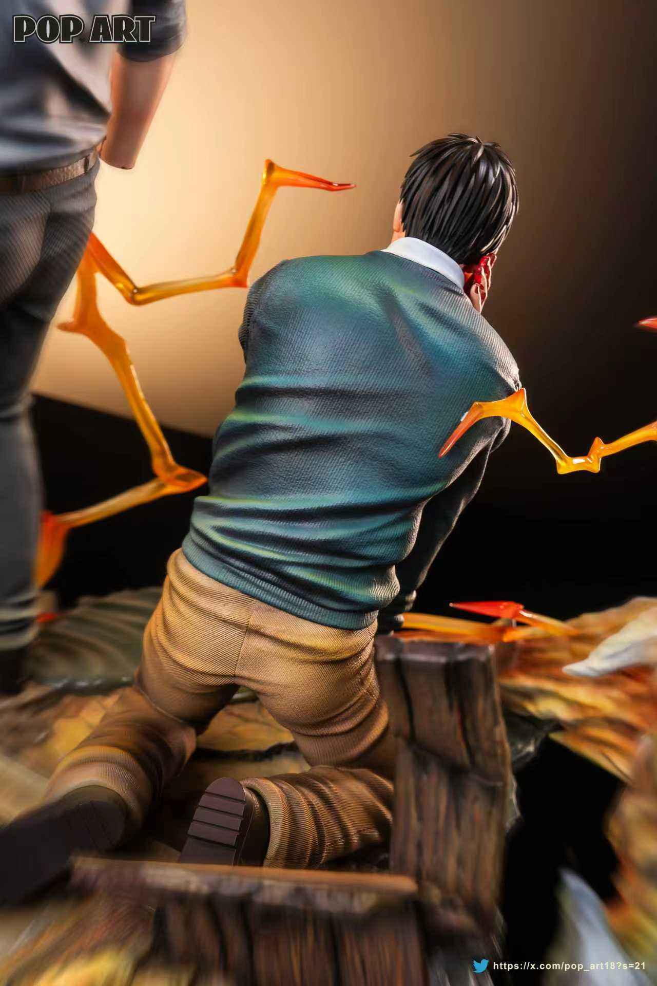 Attack On Titan Pop Art Studio Bertolt Hoover & Reiner Braun Resin Statue