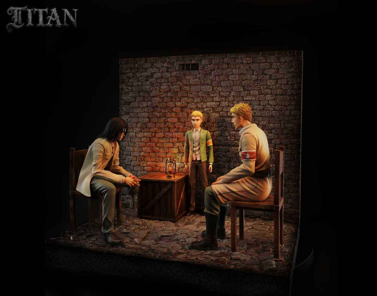 Attack On Titan Titan Studio Eren Jaeger & Reiner & Falco Grice 1/6 Resin Statue