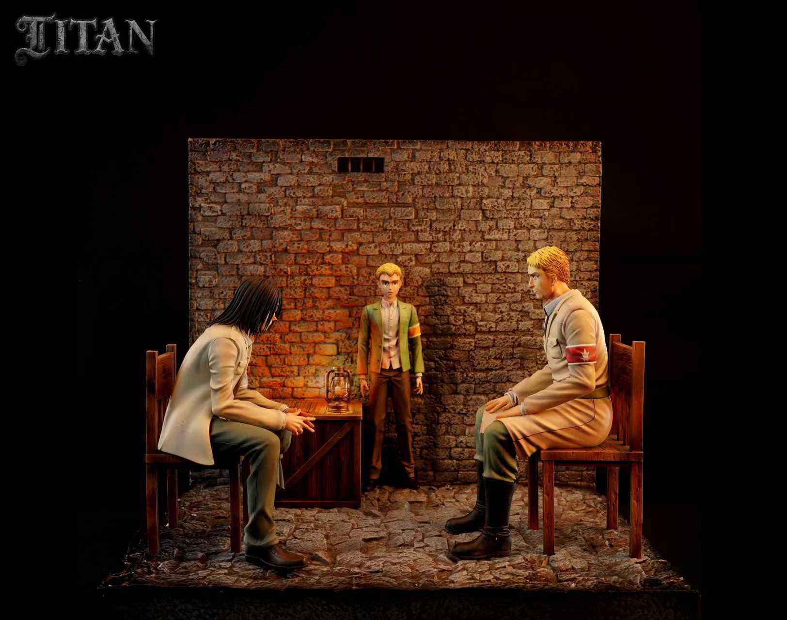 Attack On Titan Titan Studio Eren Jaeger & Reiner & Falco Grice 1/6 Resin Statue