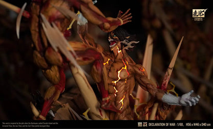 Attack On Titan ZaoHua Studio Declaration Of War Eren vs Reiner Resin Statue