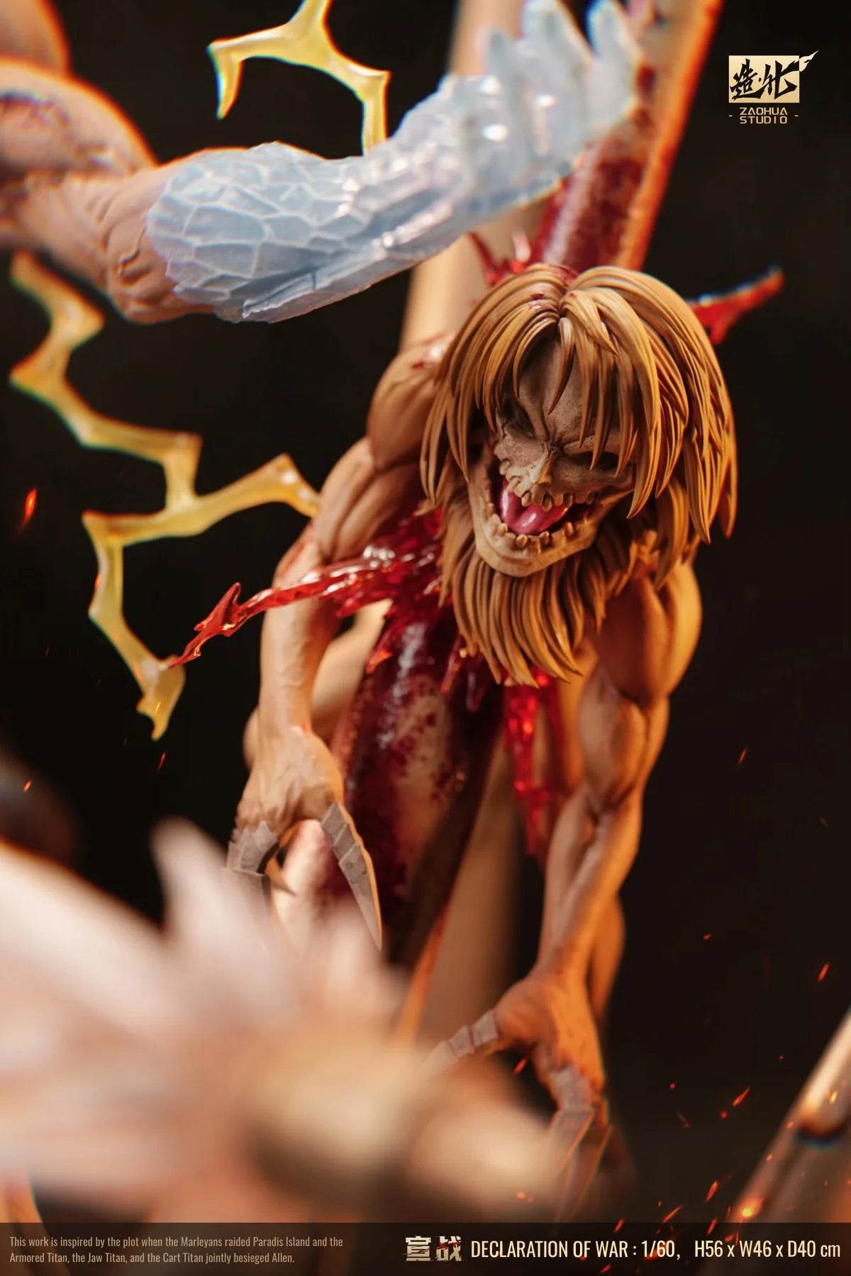 Attack On Titan ZaoHua Studio Declaration Of War Eren vs Reiner Resin Statue