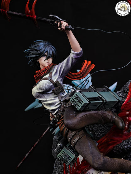 Attack On Titan Cedar Studio Mikasa Ackerman 1/6 Resin Statue
