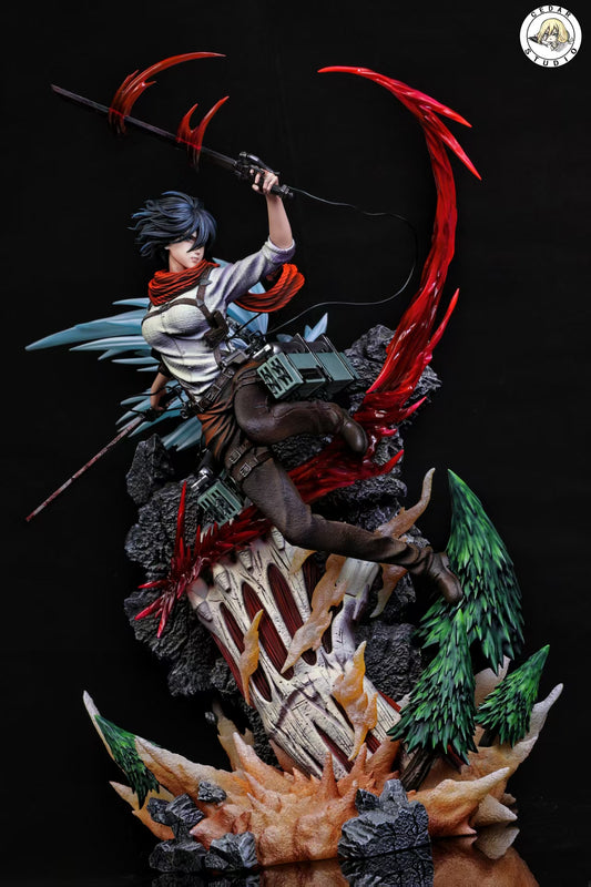 Attack On Titan Cedar Studio Mikasa Ackerman 1/6 Resin Statue