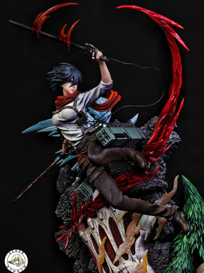 Attack On Titan Cedar Studio Mikasa Ackerman 1/6 Resin Statue