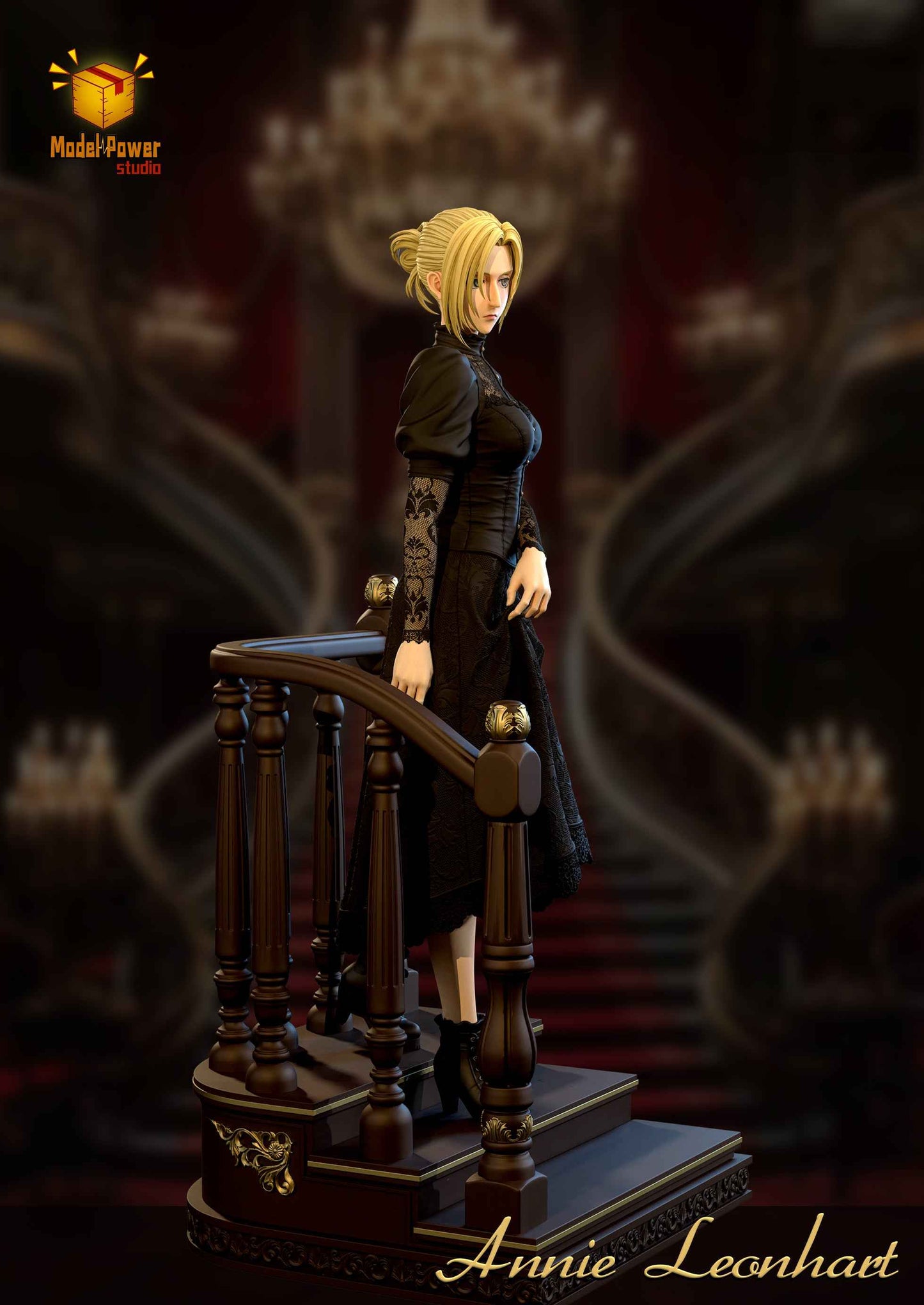 Attack On Titan Model Power Studio Annie Leonhart Resin Statue