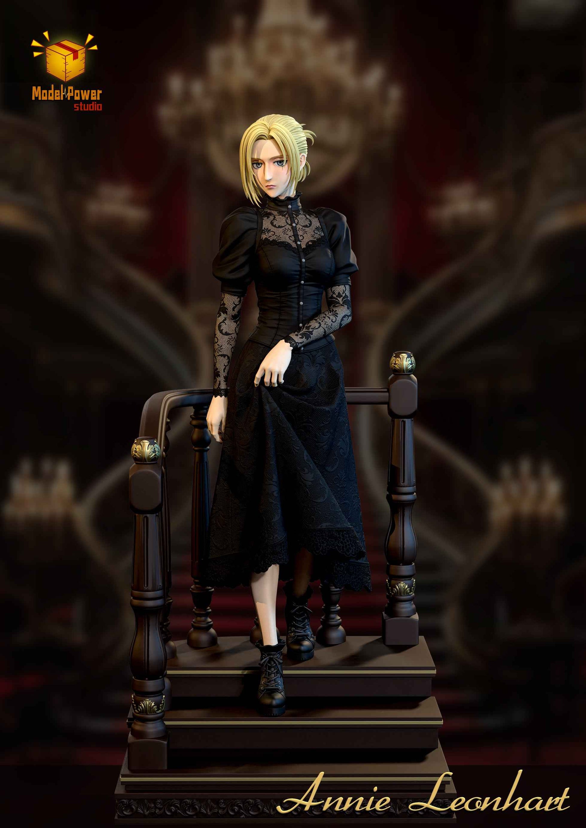Attack On Titan Model Power Studio Annie Leonhart Resin Statue