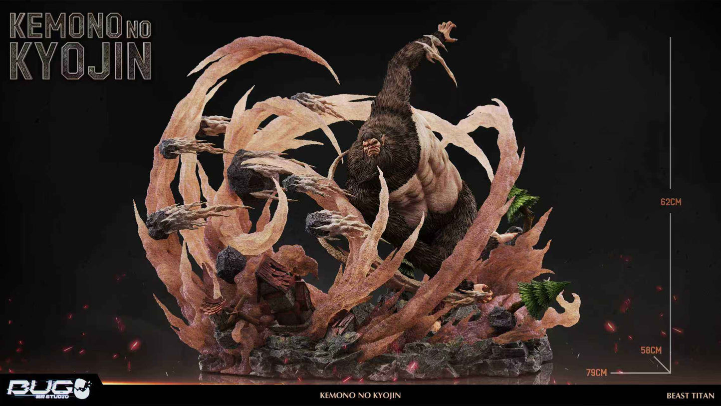 Attack on Titan BUG Studio Beast Titan Zeke Jaeger Resin Statue