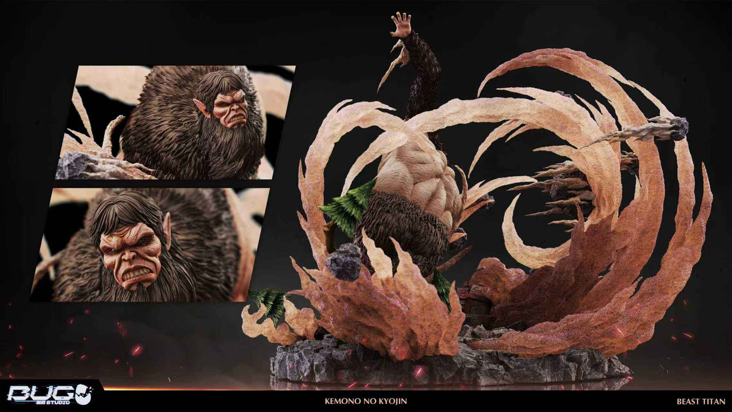 Attack on Titan BUG Studio Beast Titan Zeke Jaeger Resin Statue