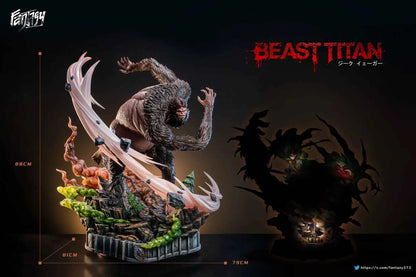 Attack on Titan Fantasy Studio Beast Titan Zeke Jaeger Resin Statue