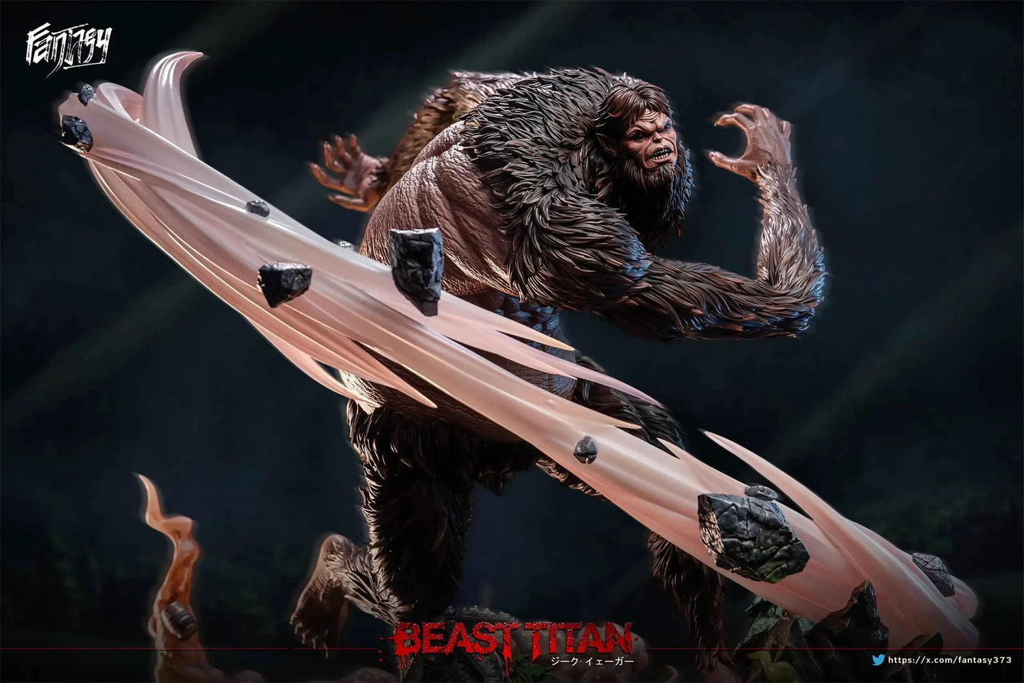 Attack on Titan Fantasy Studio Beast Titan Zeke Jaeger Resin Statue