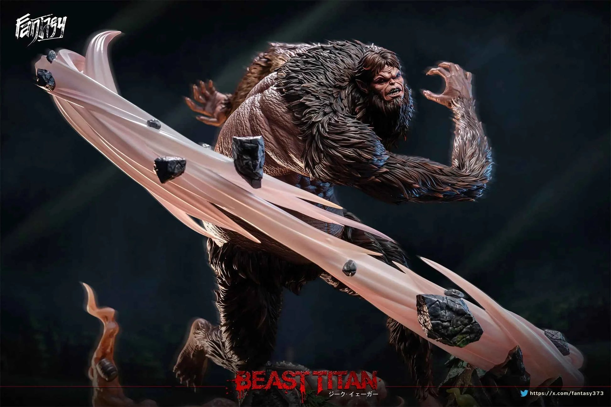 Attack on Titan Fantasy Studio Beast Titan Zeke Jaeger Resin Statue