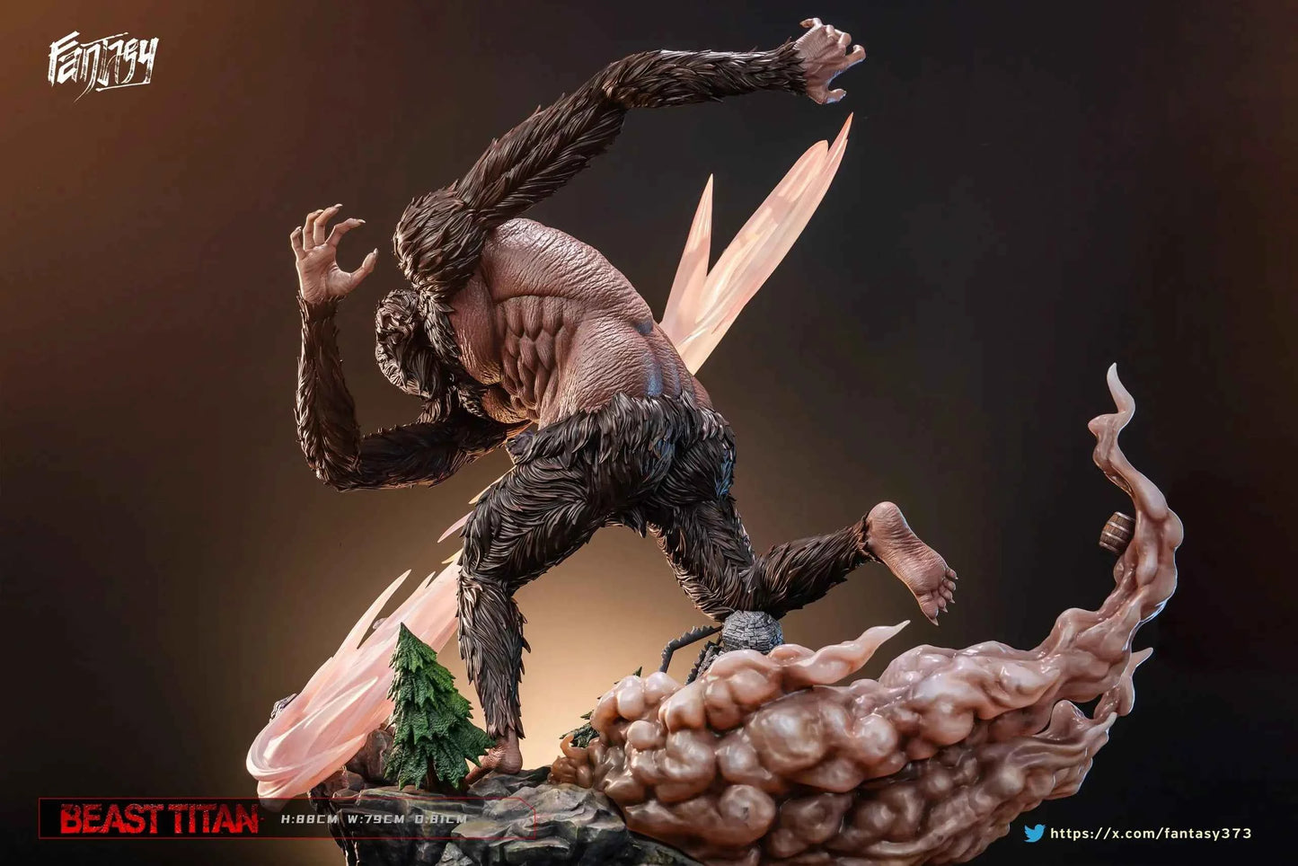 Attack on Titan Fantasy Studio Beast Titan Zeke Jaeger Resin Statue