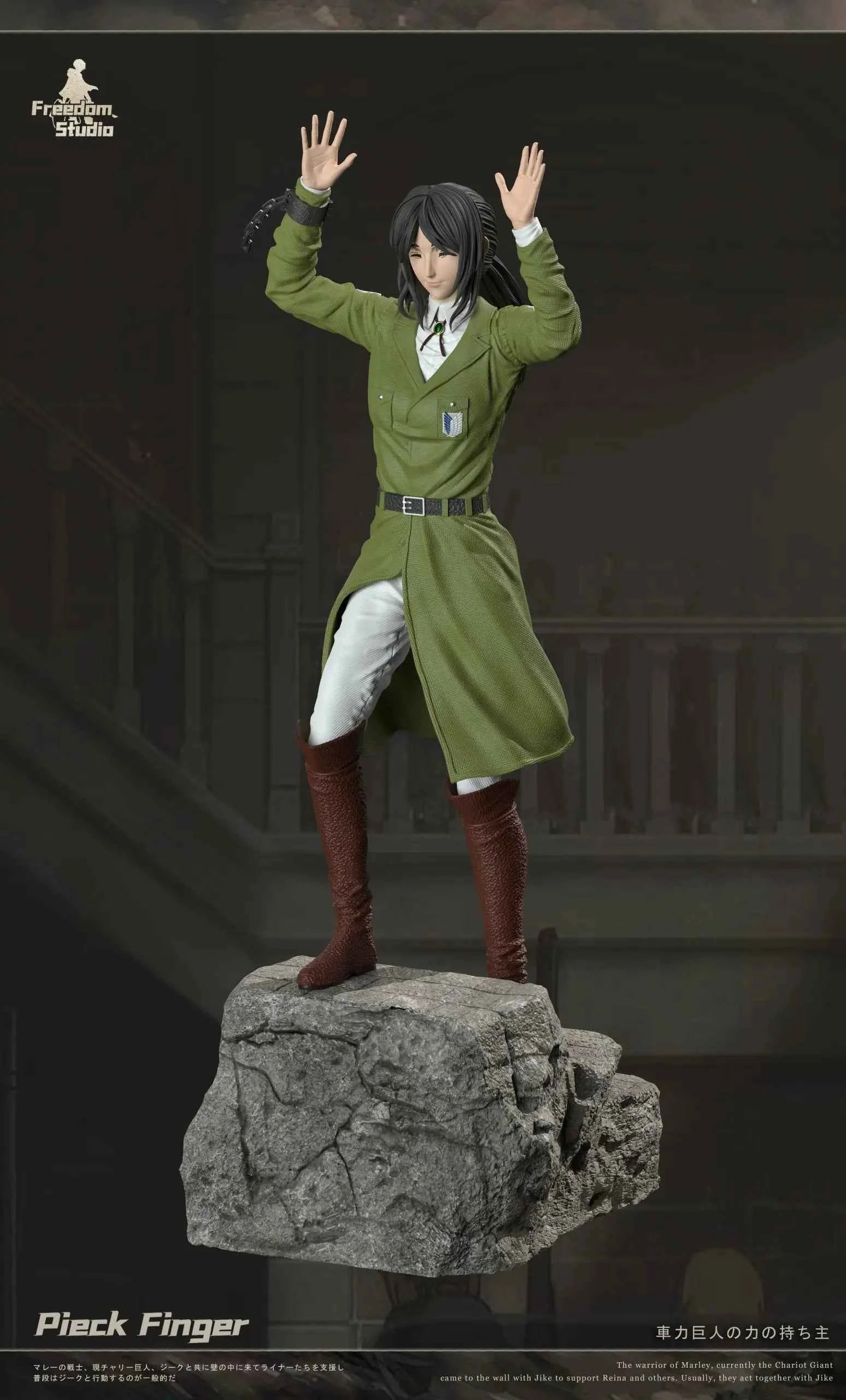 Attack on Titan Freedom Studio Pieck Finger Resin Statue