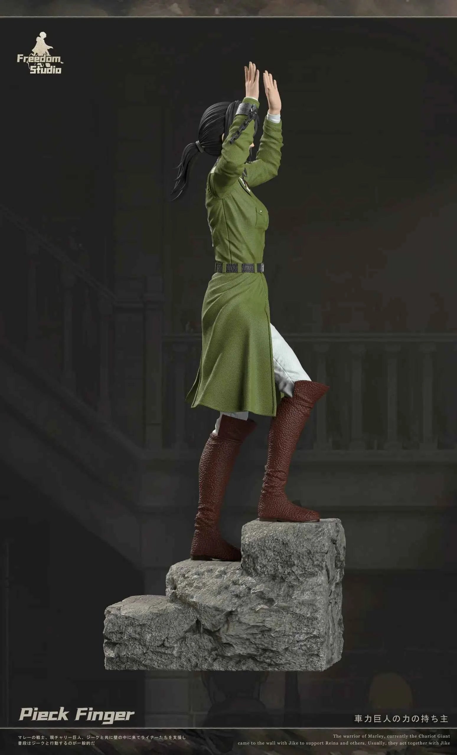 Attack on Titan Freedom Studio Pieck Finger Resin Statue