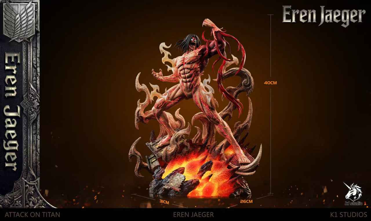 Attack on Titan K1 Studio Eren Jaeger Resin Statue