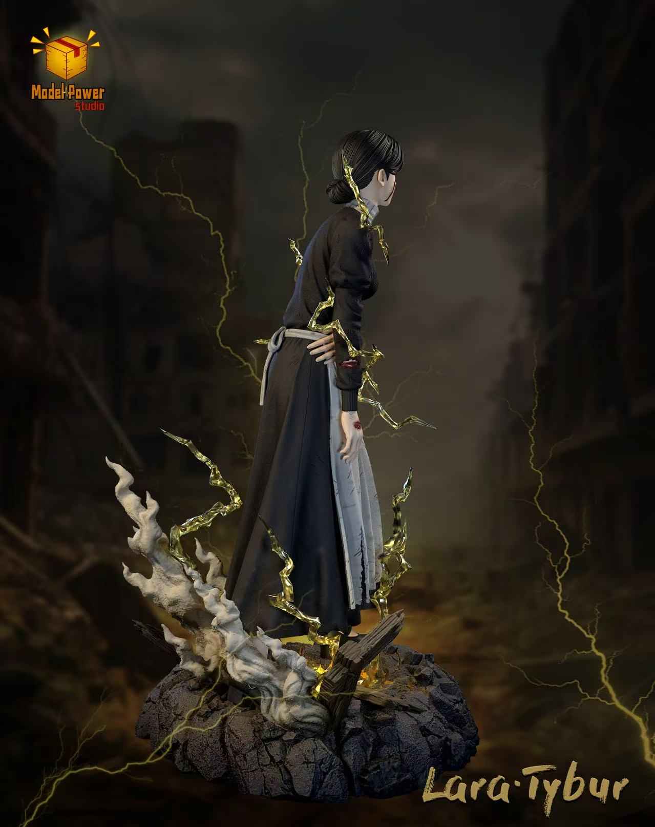 Attack on Titan Model Power Studio Lara Tybur Transformation Resin Statue