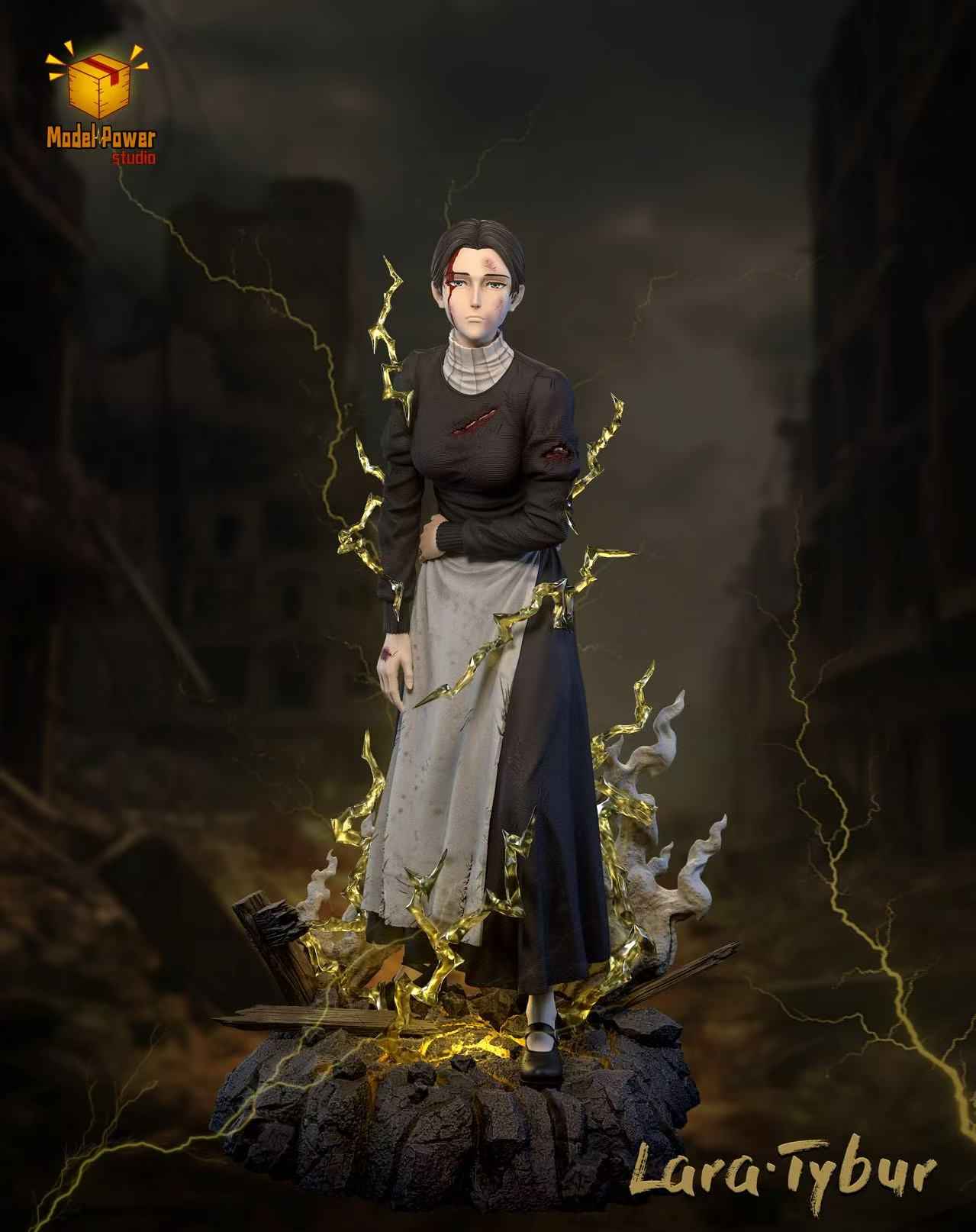 Attack on Titan Model Power Studio Lara Tybur Transformation Resin Statue