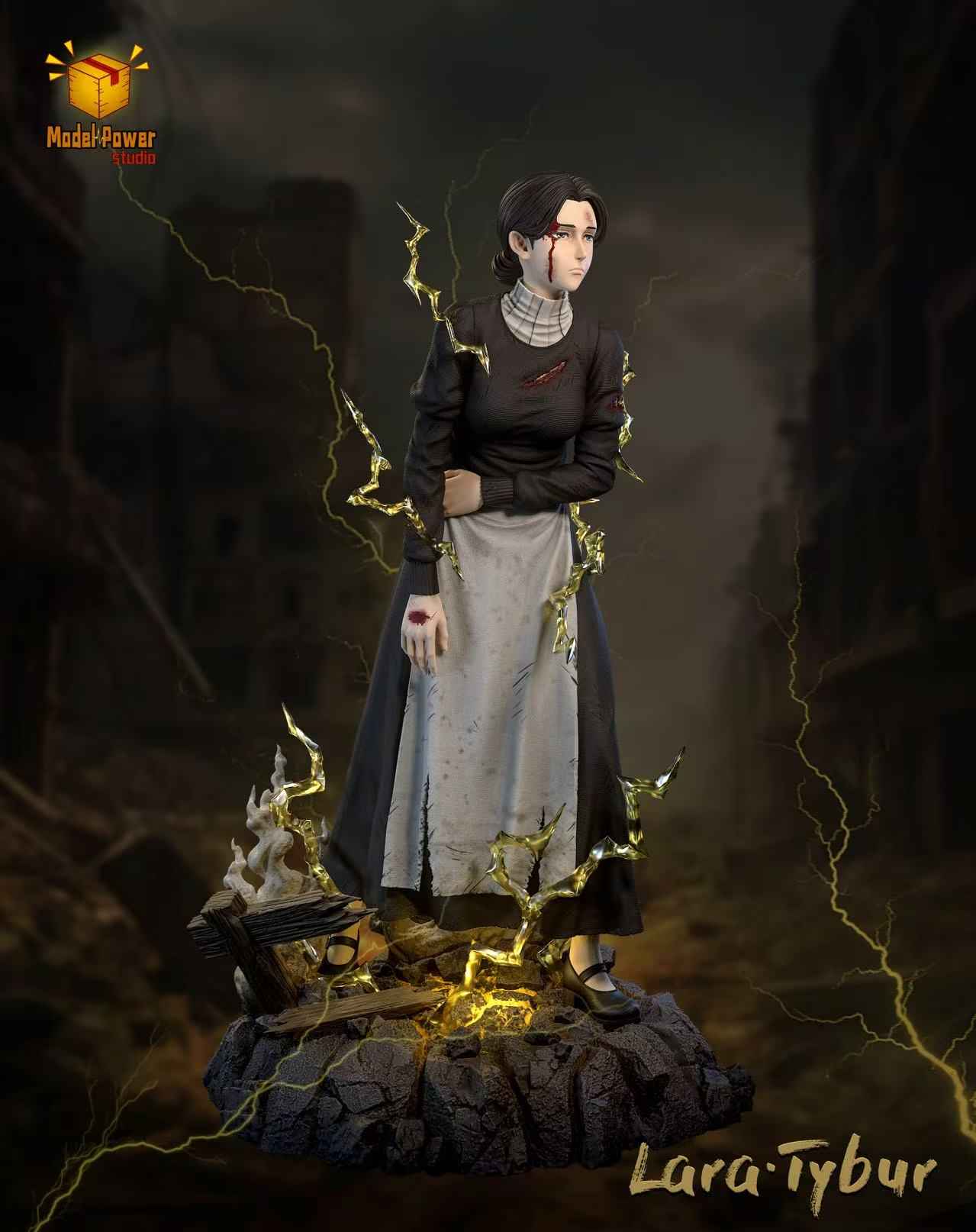 Attack on Titan Model Power Studio Lara Tybur Transformation Resin Statue