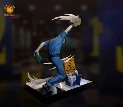 Attack on Titan Model Power Studio Levi Ackerman Cleaner Ver. Resin Statue