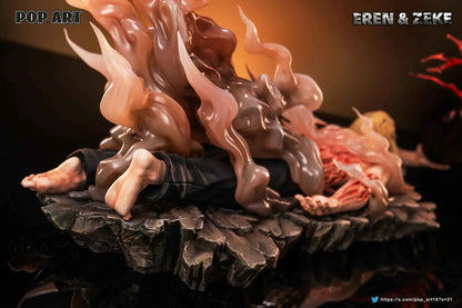 Attack on Titan Pop Art Studio Eren Jaeger & Zeke Jaeger Resin Statue