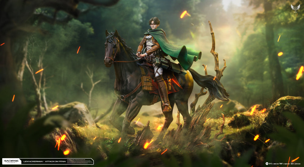 Attack on Titan Saoirse Studio Go Captain Levi Ackerman Resin Statue