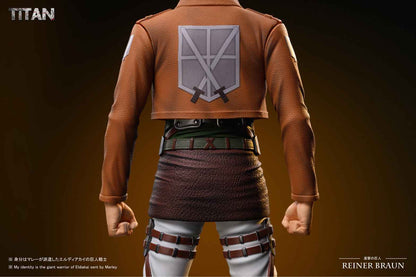 Attack on Titan Titan Studio Bertholdt Hoover & Reiner Braun Resin Statue