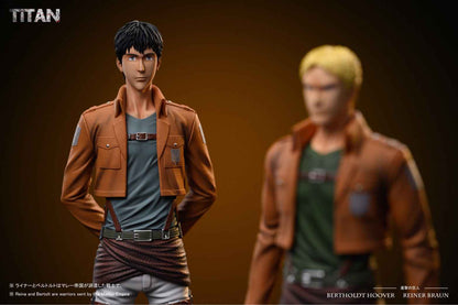 Attack on Titan Titan Studio Bertholdt Hoover & Reiner Braun Resin Statue