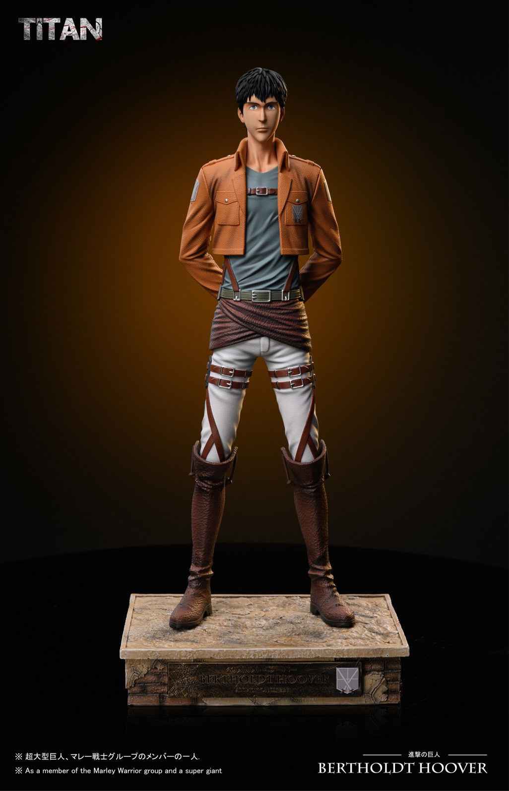 Attack on Titan Titan Studio Bertholdt Hoover & Reiner Braun Resin Statue