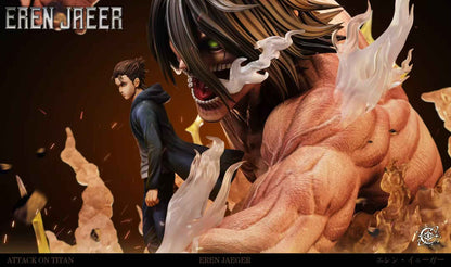 Attack on Titan Void Studio Eren Yeager "Eren vs. Pieck Vol.1" 1/6 Resin Statue (PayPal Fees and Shipping Costs Included)