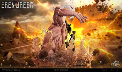 Attack on Titan Void Studio Eren Yeager "Eren vs. Pieck Vol.1" 1/6 Resin Statue (PayPal Fees and Shipping Costs Included)