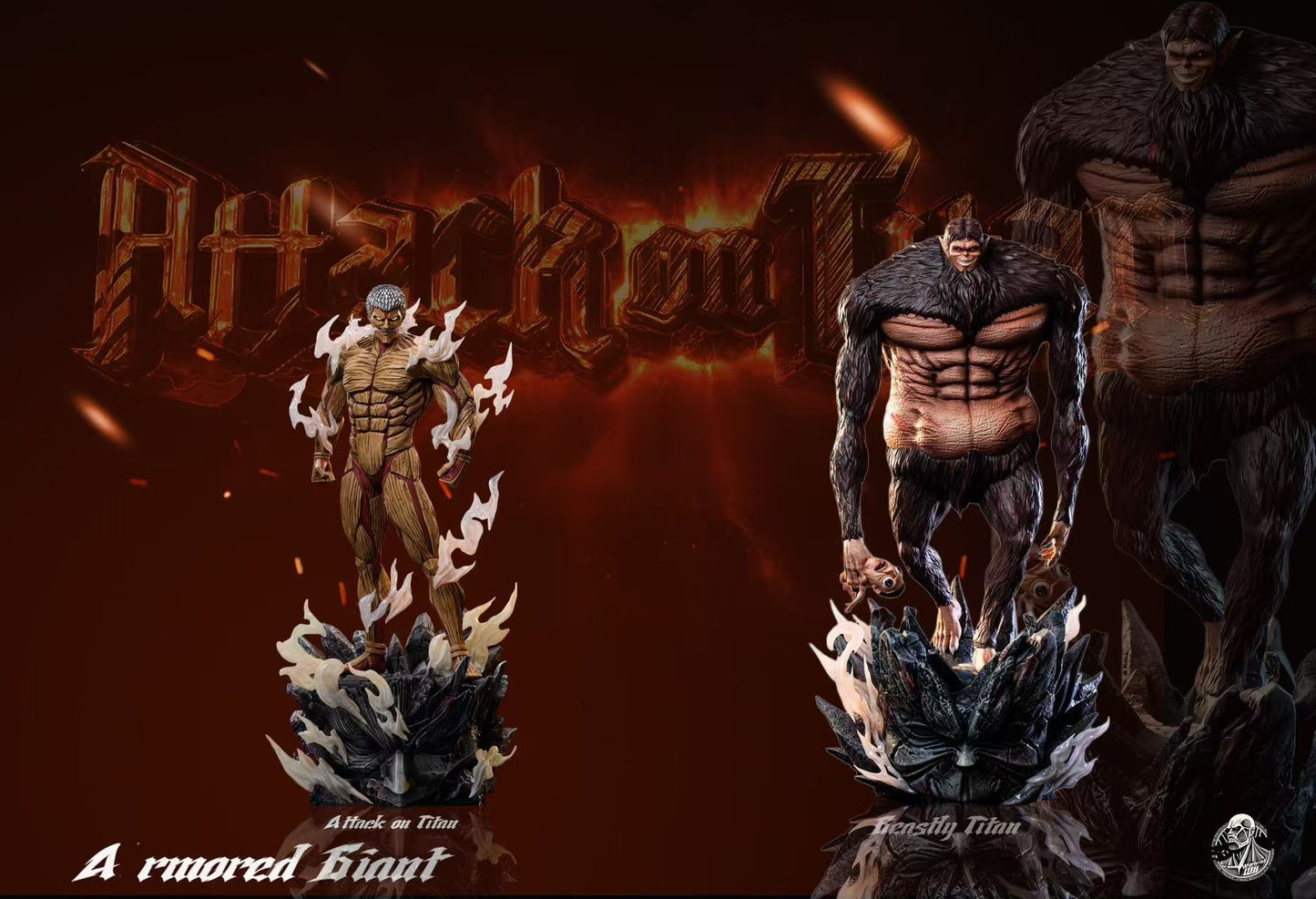 Attack on Titan Warhead Studio Beast Titan Resin Statue