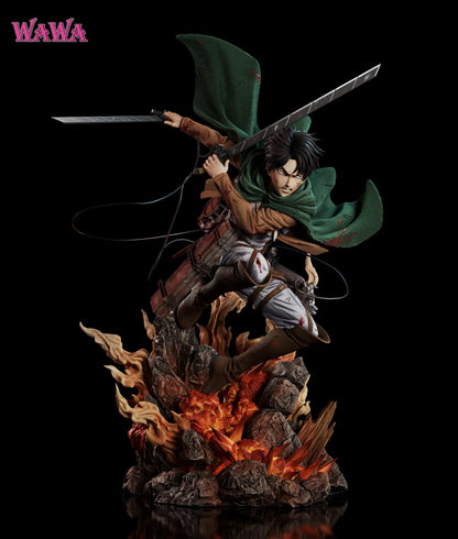 Attack on Titan Wawa Studio Levi Ackerman Resin Statue