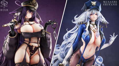 Azur Lane Cast Design Studio Twin Police Sisters Musashi Resin Statue