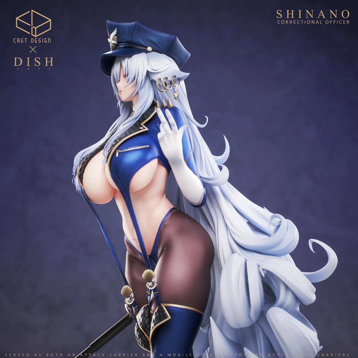 Azur Lane Cast Design Studio Twin Police Sisters Shinano Resin Statue