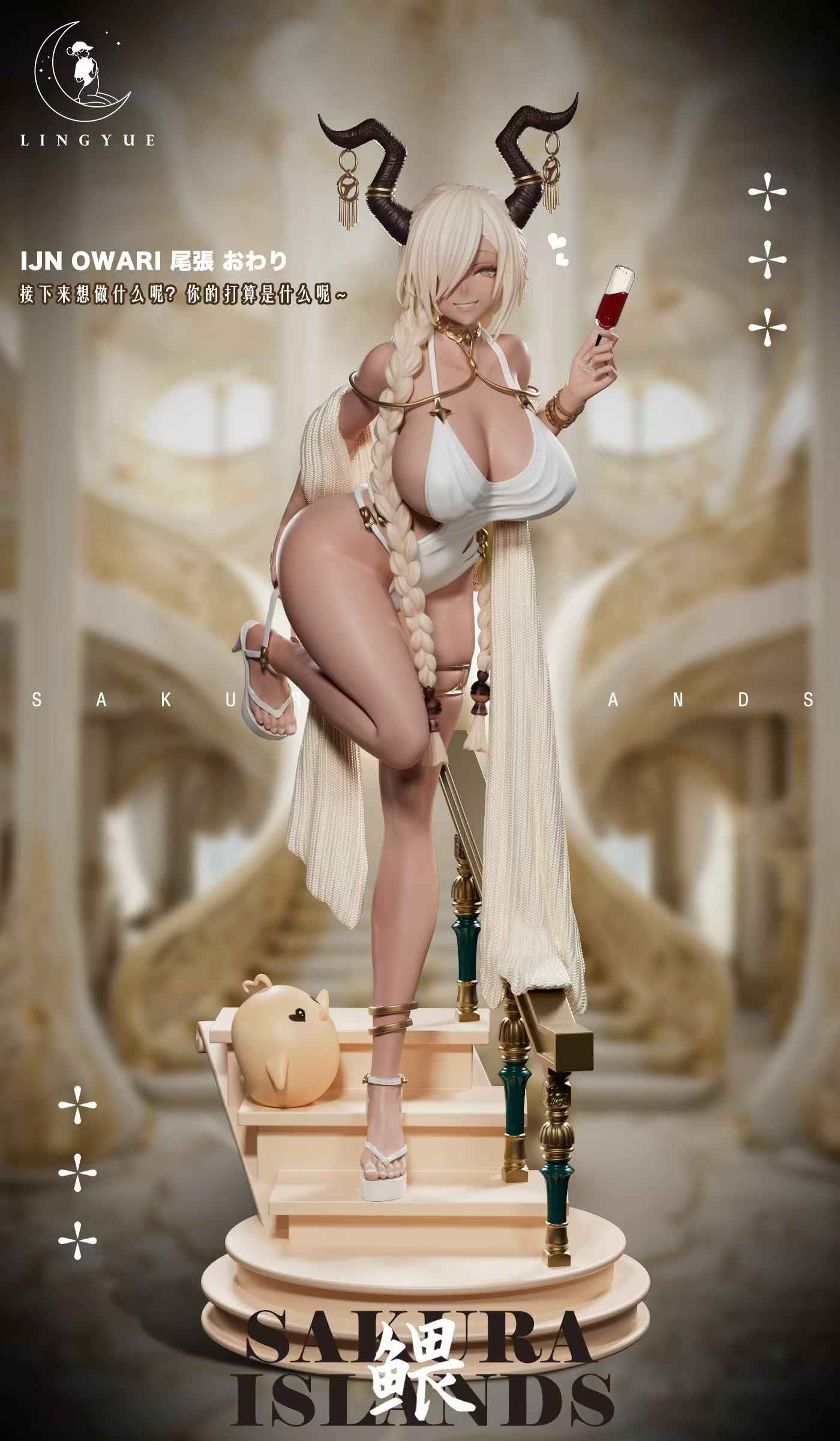 Azur Lane ~ LINGYUE Studio ~ Owari ~ +18 Resin Statue