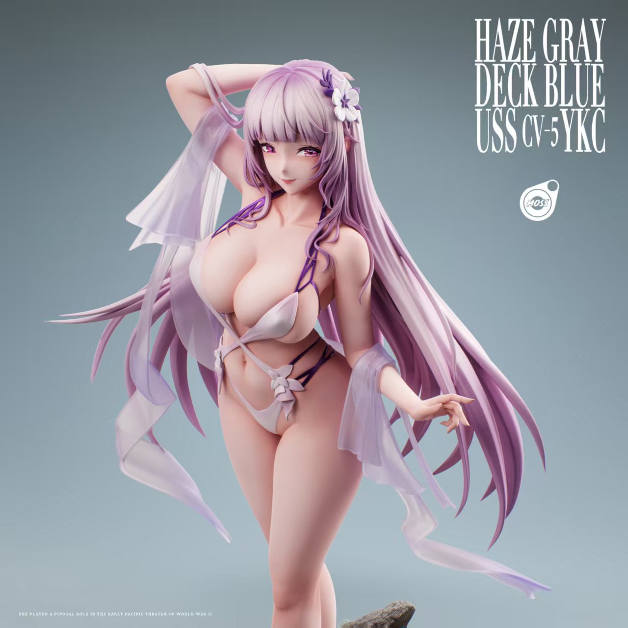 Azur Lane Moss Studio Yorck Late-Night Companion 1/6 Resin Statue