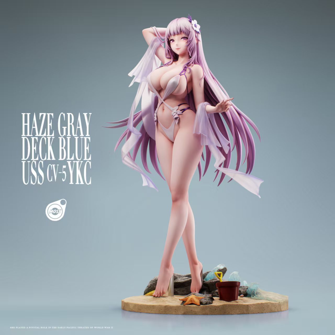 Azur Lane Moss Studio Yorck Late-Night Companion 1/6 Resin Statue