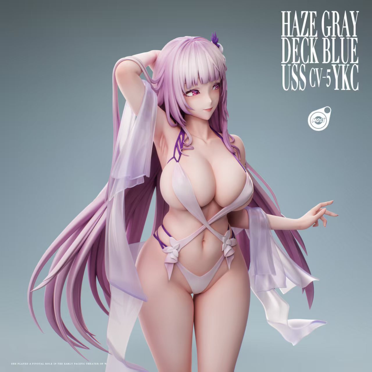 Azur Lane Moss Studio Yorck Late-Night Companion 1/6 Resin Statue