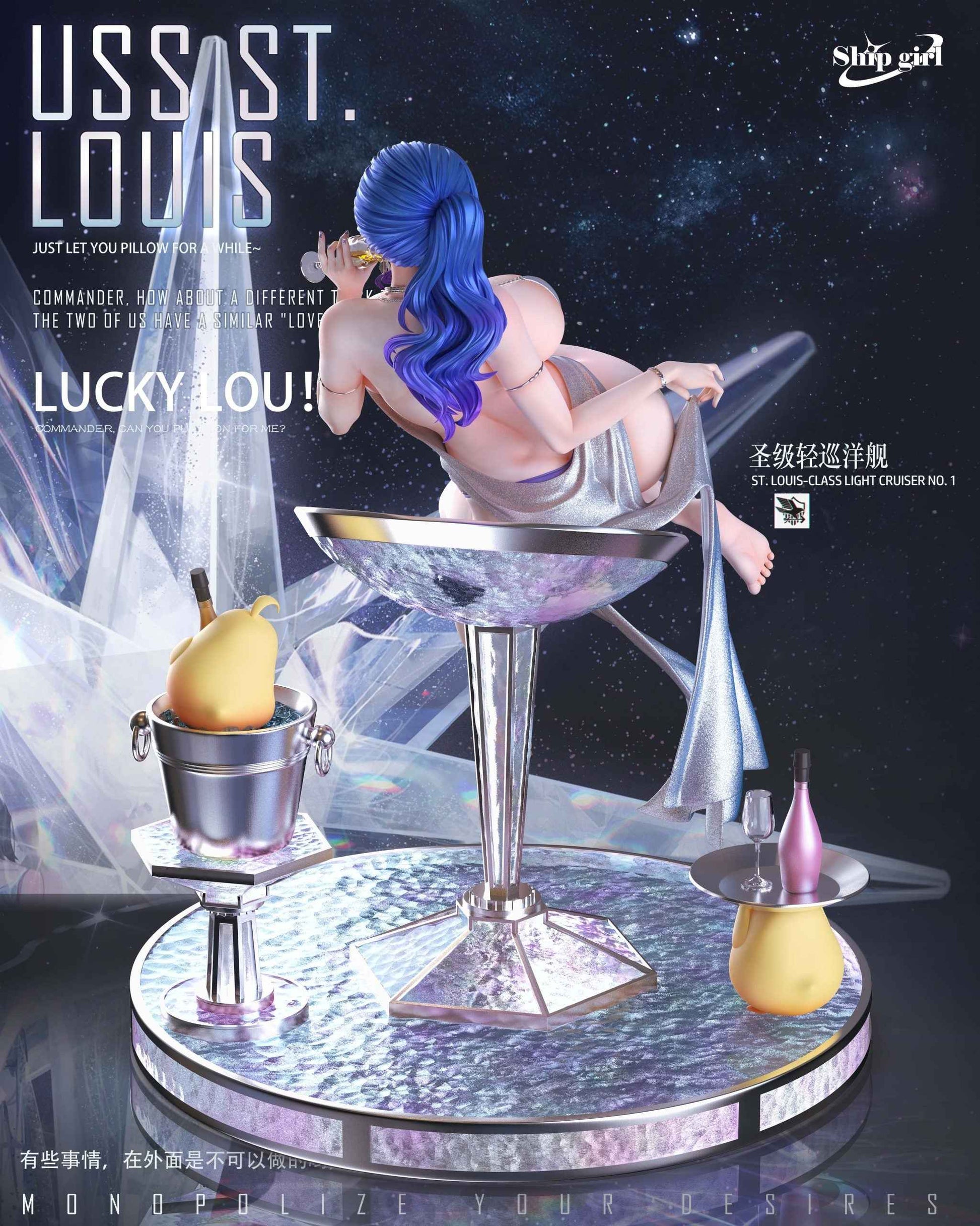 Azur Lane Ship Girl Studio USS St. Louis Resin Statue