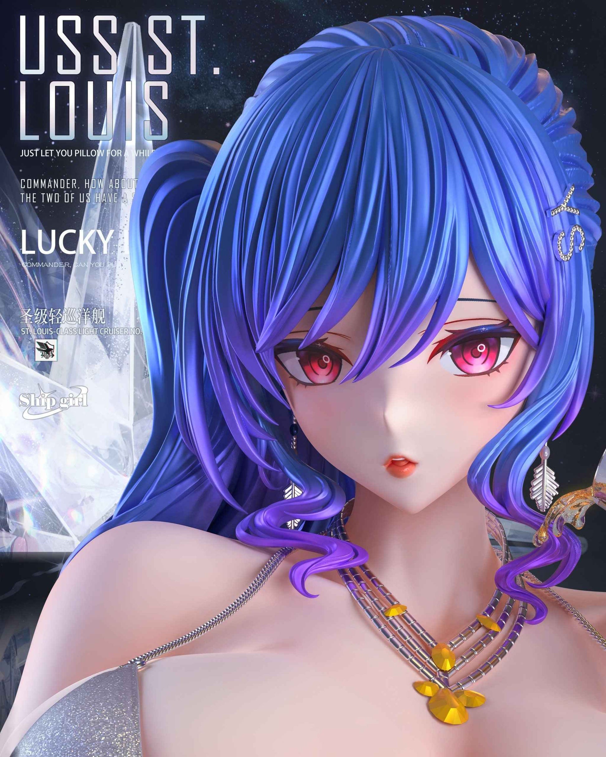 Azur Lane Ship Girl Studio USS St. Louis Resin Statue