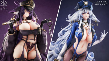 Azur Lane Cast Design Studio Twin Police Sisters Shinano Resin Statue