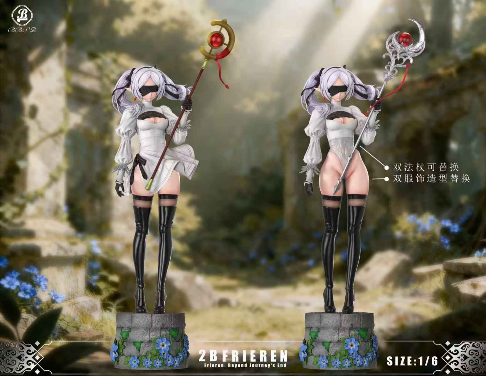 Frieren Beyond Journeys End BBSD Studio Frieren Cosplay 2B 1/6 Resin Statue