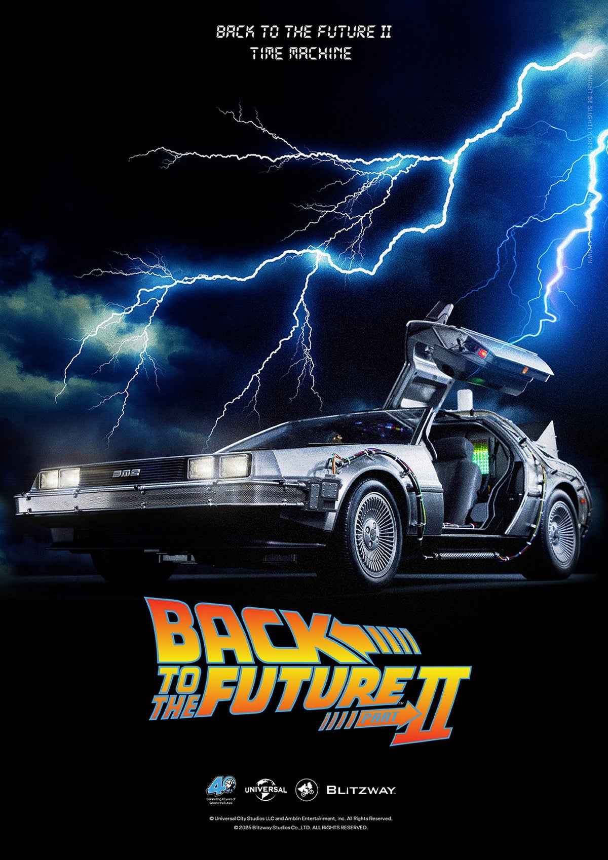 Back to the Future ~ Blitzway ~ Time Machine BW-UMS12202 BW-UMS12203 ~ Licensed PVC Figure