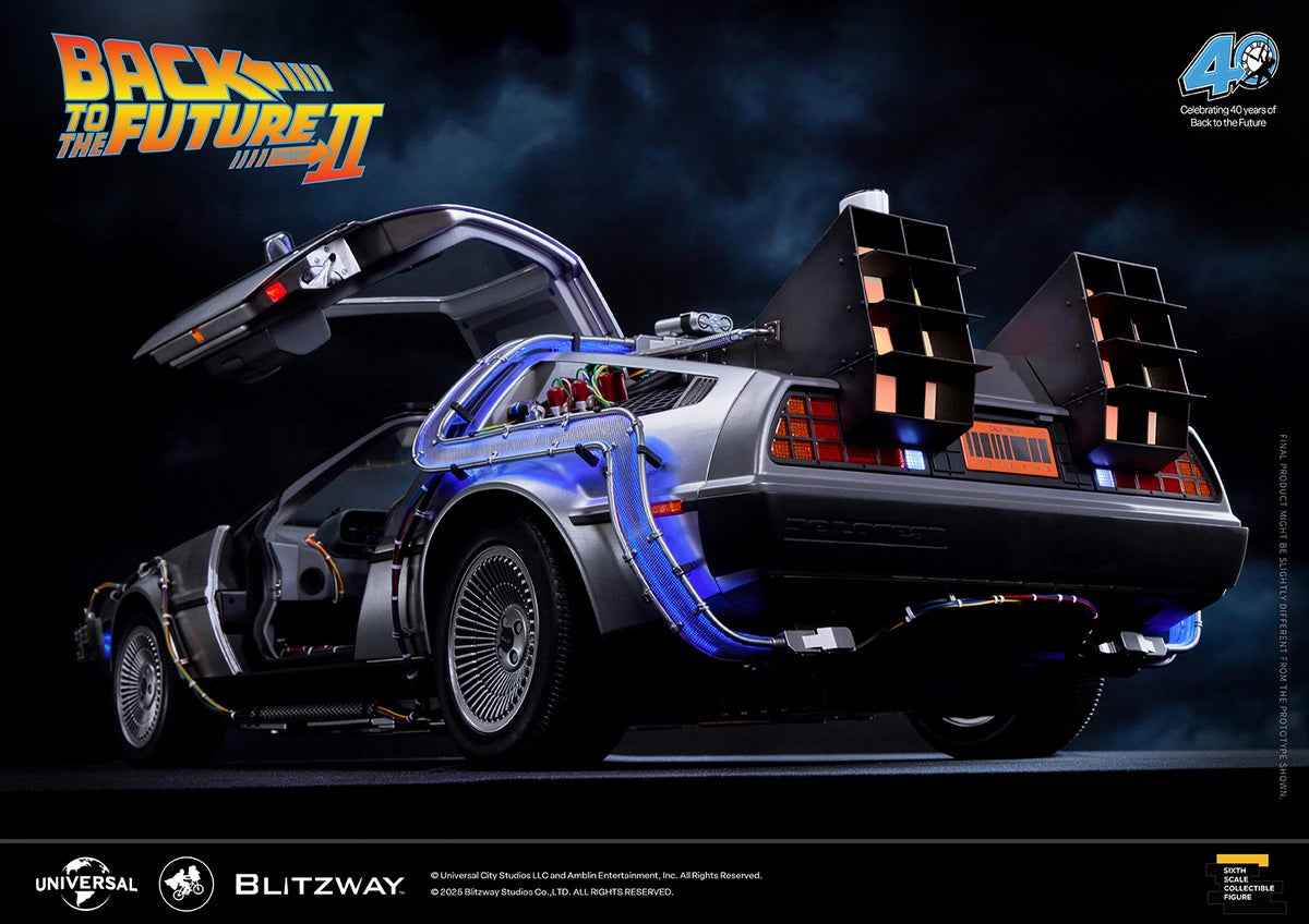 Back to the Future ~ Blitzway ~ Time Machine BW-UMS12202 BW-UMS12203 ~ Licensed PVC Figure