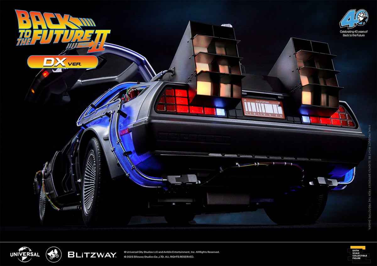 Back to the Future ~ Blitzway ~ Time Machine BW-UMS12202 BW-UMS12203 ~ Licensed PVC Figure