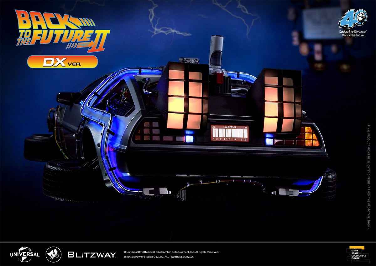 Back to the Future ~ Blitzway ~ Time Machine BW-UMS12202 BW-UMS12203 ~ Licensed PVC Figure