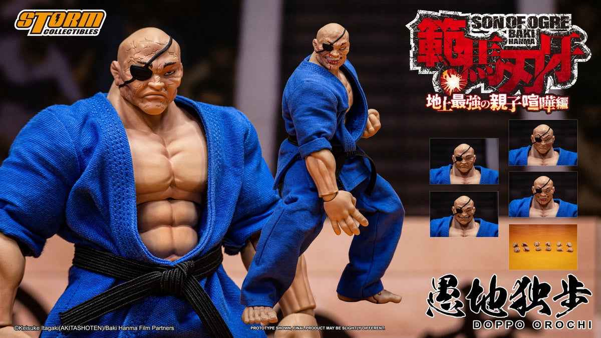 Baki the Grappler Storm Collectibles Doppo Orochi Special Edition KIBK06SP Licensed Action Figure