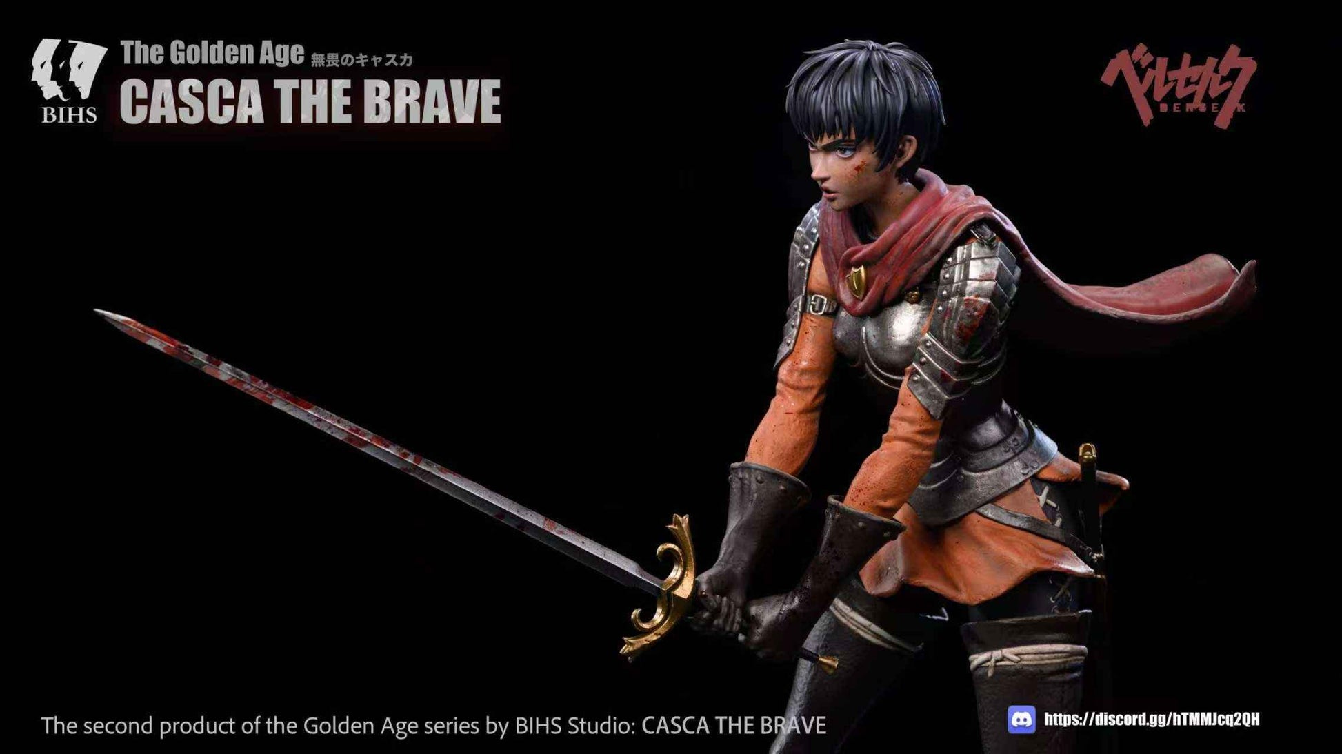 Berserk BIHS Studio Casca The Brave Resin Statue