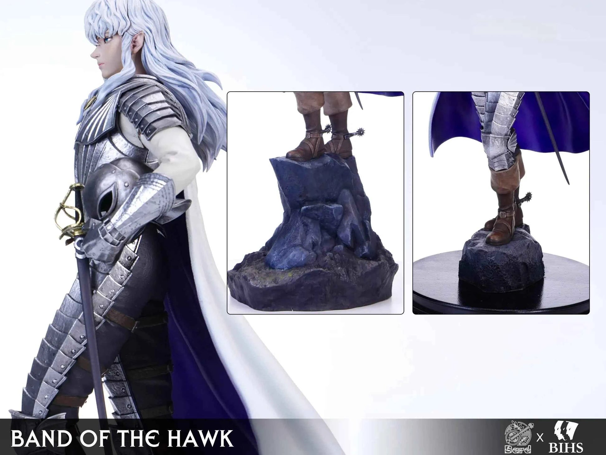 Berserk Bard & Bihs Studio Griffith & Rickert Resin Statue